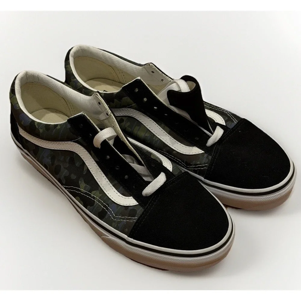 Vans Old Skool Camo Sneakers‎ Size 10 Women 8.5 Men NWOB